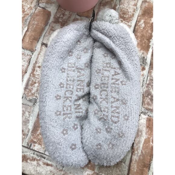 Jane And Bleecker Critter Ballerinas Plush Hose Slippers Soft Bunny One Pair - Picture 5 of 7